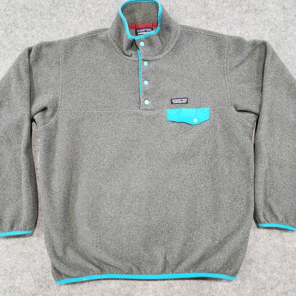Patagonia Womens XL Lightweight Synchilla Fleece Snap T Pullover Jacket 25455 - Picture 3 of 12